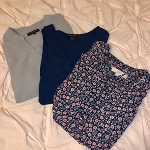 Banana Republic and Loft Blouses